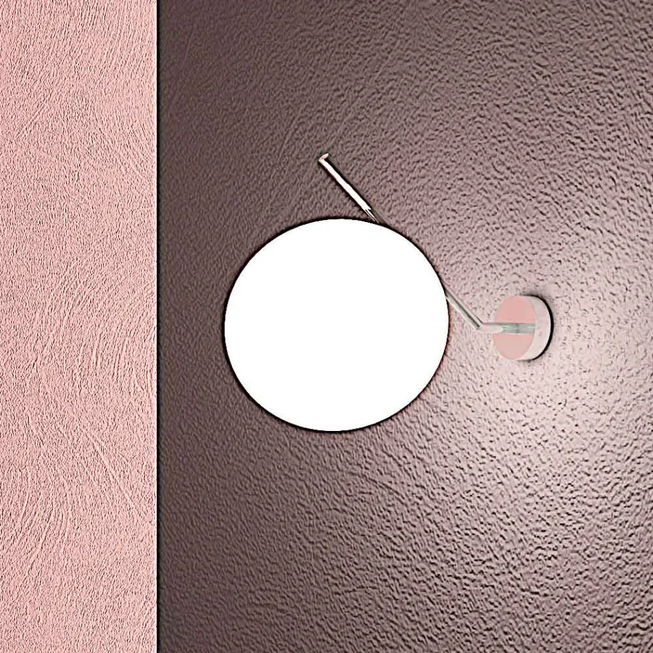 Hand-blown Venetian Glass Wall Light - Snow Viadurini