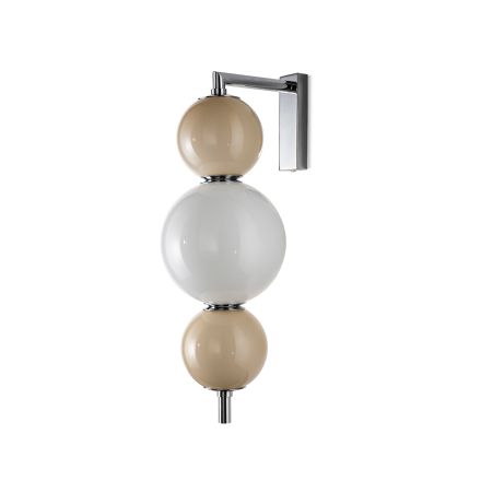 Large Three-Light Wall Sconce in Cased Glass Made in Italy - Lumira Viadurini