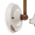 Ceramic wall sconces and metal Skyler industrial style Viadurini