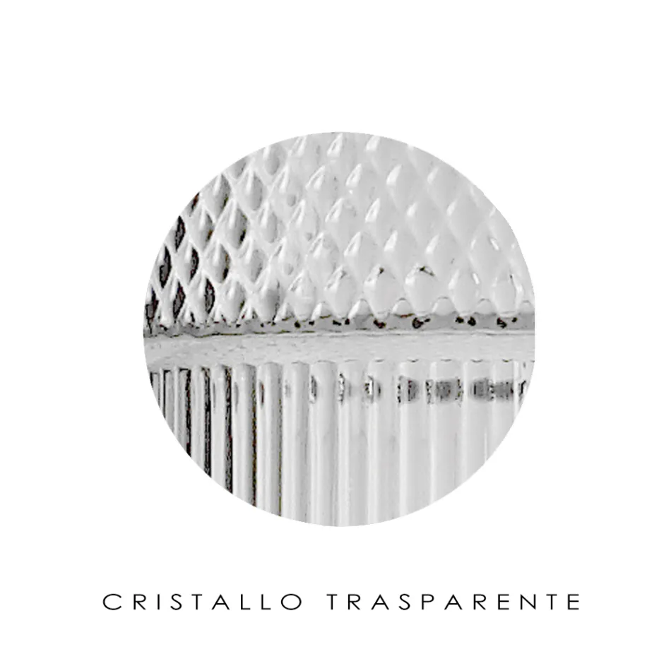 Wall Sconce in Hand Blown Glass in Venice and Metal - Satomi Viadurini