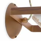 Wall vintage-style industrial ceramic and iron Julia Viadurini