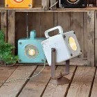 Wall vintage-style industrial ceramic and iron Julia Viadurini