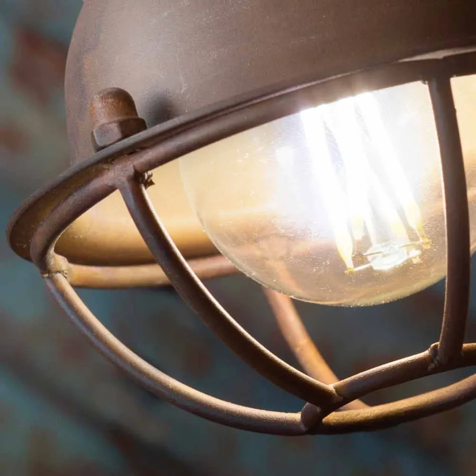 Applique design and three spotlights ceramic and metal Lacey Viadurini