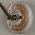 Outdoor Wall Lamp in Galestro and Metal Handmade in Italy - Toscot Spoleto Viadurini