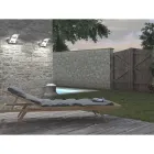 Wall Lamp Solar Led Spotlight in White or Black Aluminium with Sensor - Hugo Viadurini