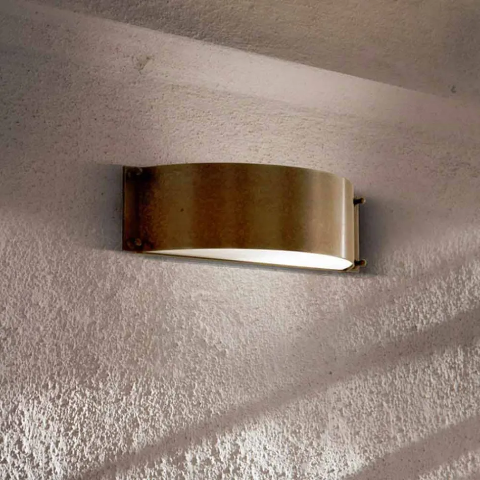 Fashion applique small copper and white methacrylate Viadurini