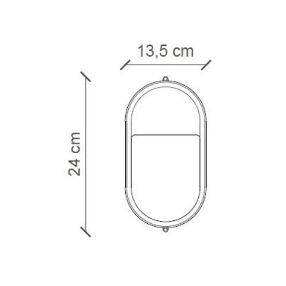 Wall Lamp Handmade Ceramic and Vertical Industrial Iron - Vintage Viadurini