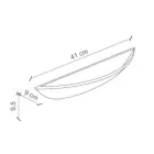 Artisan Ceramic Wall Lamp and Hand Painted Blue Decorations - Trieste Viadurini