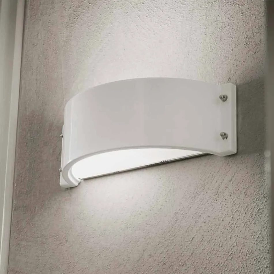 Wall stoneware ceramic white Glamour Aldo Bernardi Viadurini