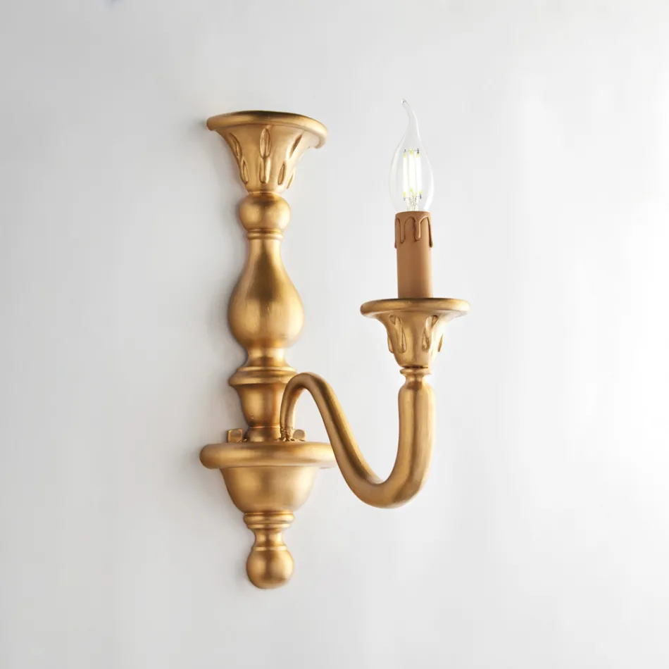 Made in Italy Wooden Wall Lights for Interior Decorating - Siena Viadurini