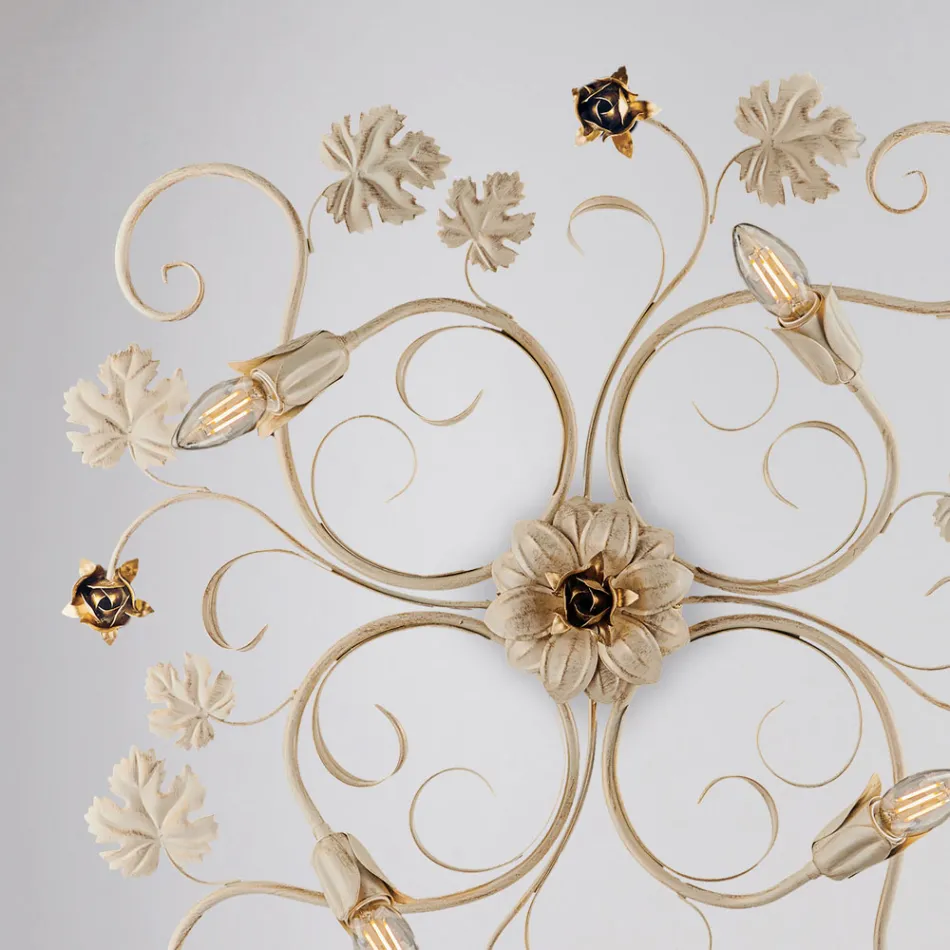 Chrome metal LED wall light for elegant and functional lighting – Fiore Viadurini