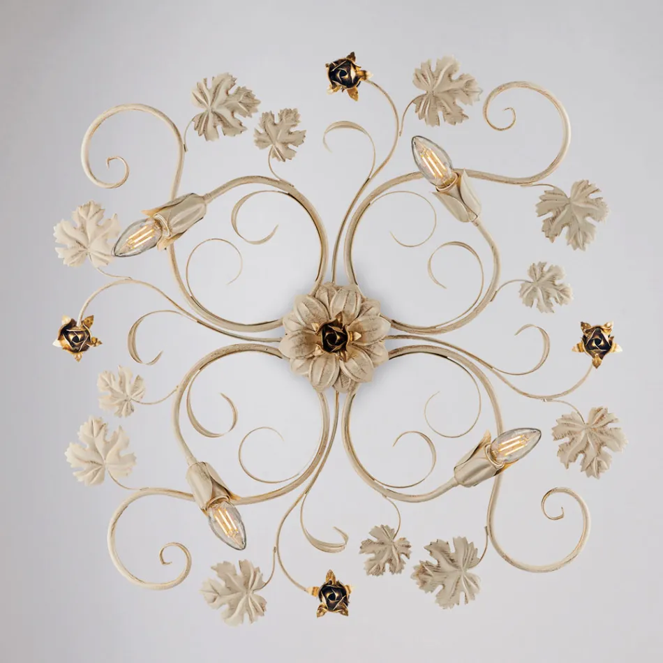 Chrome metal LED wall light for elegant and functional lighting – Fiore Viadurini