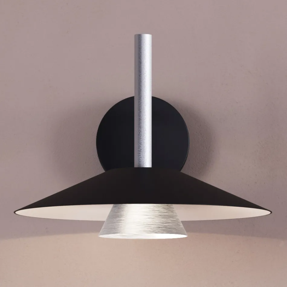 Metal Wall Lights in Various Finishes Made in Italy - Mira Viadurini