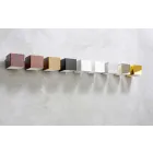 Wall Lamp in Brass and Gypsum Made in Italy - Cubetto Aldo Bernardi Viadurini