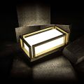 Vintage Brass Wall Light Made Entirely in Italy - Crystal