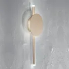 Modern Design LED Wall Lamp in White, Black or Gold Metal - Hand Viadurini