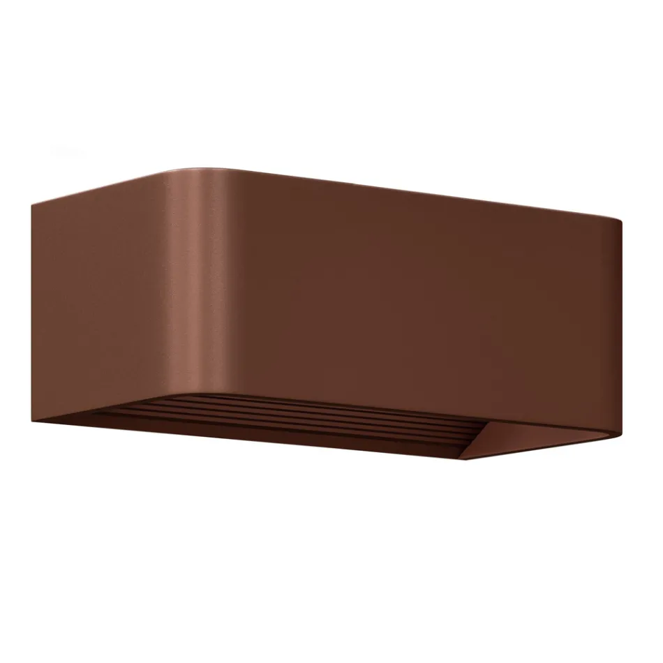 Indoor Led Wall Lamp in White, Black or Corten Aluminium - Renella Viadurini