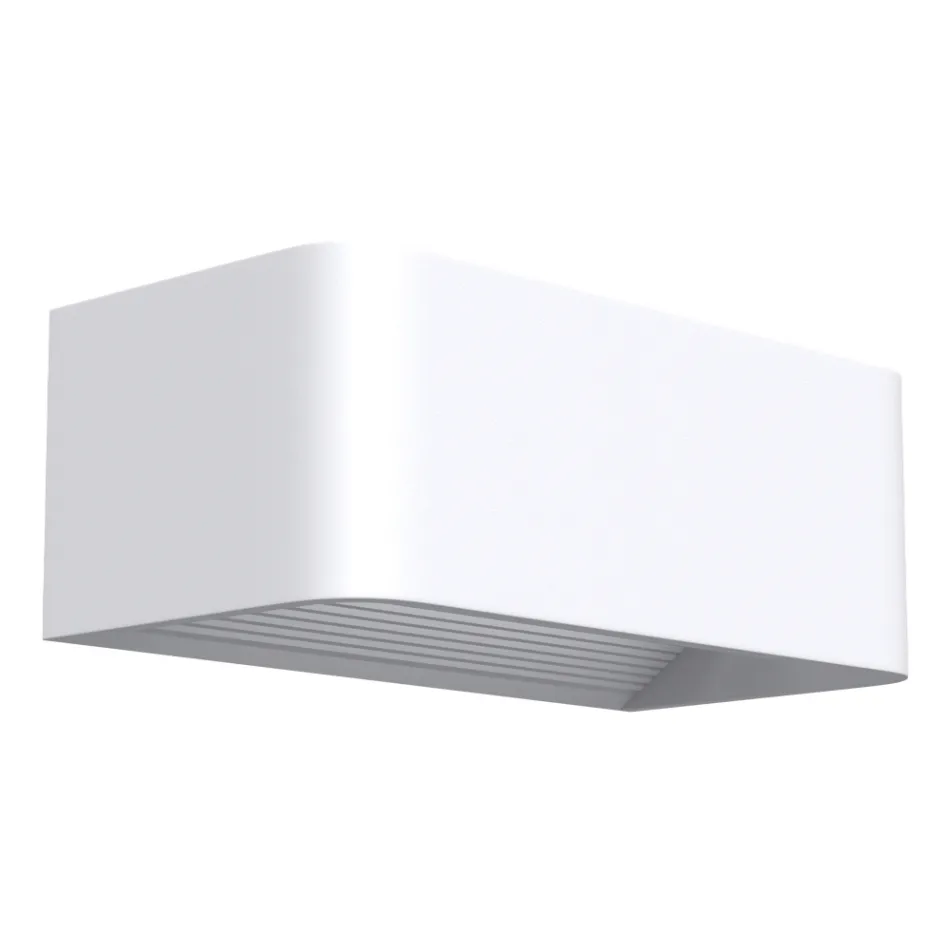 Indoor Led Wall Lamp in White, Black or Corten Aluminium - Renella Viadurini