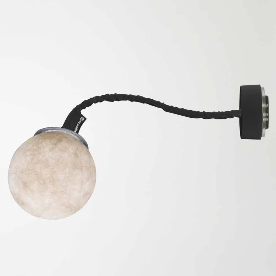 Modern wall light In-es.artdesign Micro Luna Wall light in nebulite Viadurini