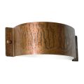 Crescent-Moon Wall Light in Copper and LED Made in Italy - Example