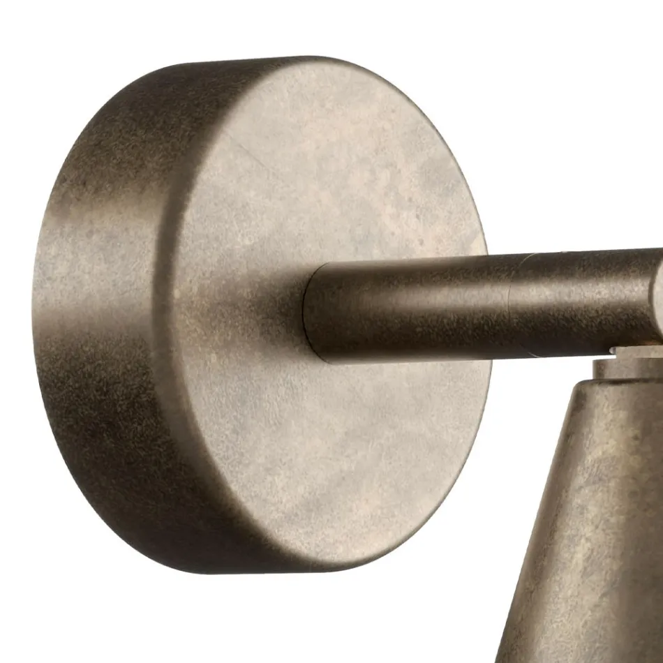 Outdoor Wall Light in Iron and Glass Made in Italy - Cloudy Viadurini