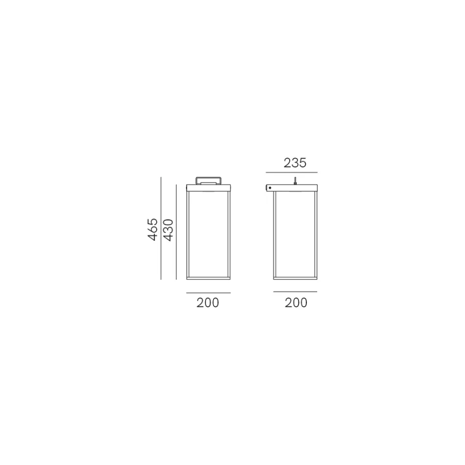 Outdoor Wall Light in Brass Made in Italy - Sunny Viadurini