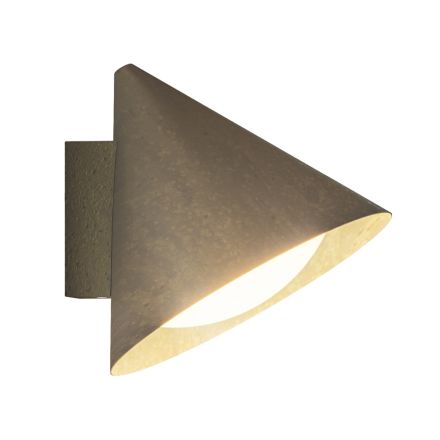 Outdoor Wall Light in Glass and Brass Made in Italy - Rain Viadurini