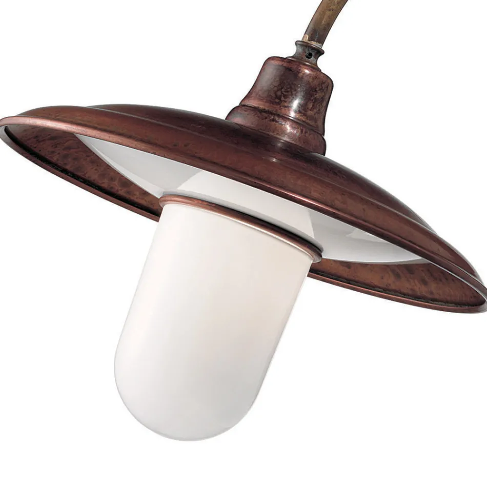 Wall Applique in Brass, Copper and Glass in Italy - Chiocciola Viadurini