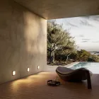 Square Brass Wall Sconce with Optional Detail - Boat Viadurini