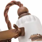 Applique adjustable ceramic and metal spotlight Kendra Ferroluce Viadurini