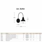 Wall Outdoor brass nickel finish Jasmine Viadurini