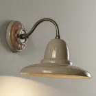 Round Artisan Garden Applique in Galestro Made in Italy - Toscot Spoleto Viadurini