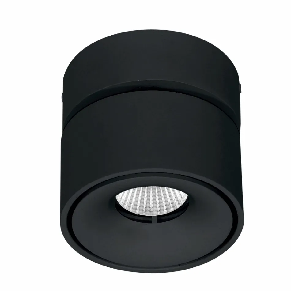 Round Decorative Wall Lamp Led 7W in White or Black Aluminium - China Viadurini