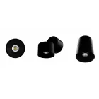 Round Decorative Wall Lamp Led 7W in White or Black Aluminium - China Viadurini