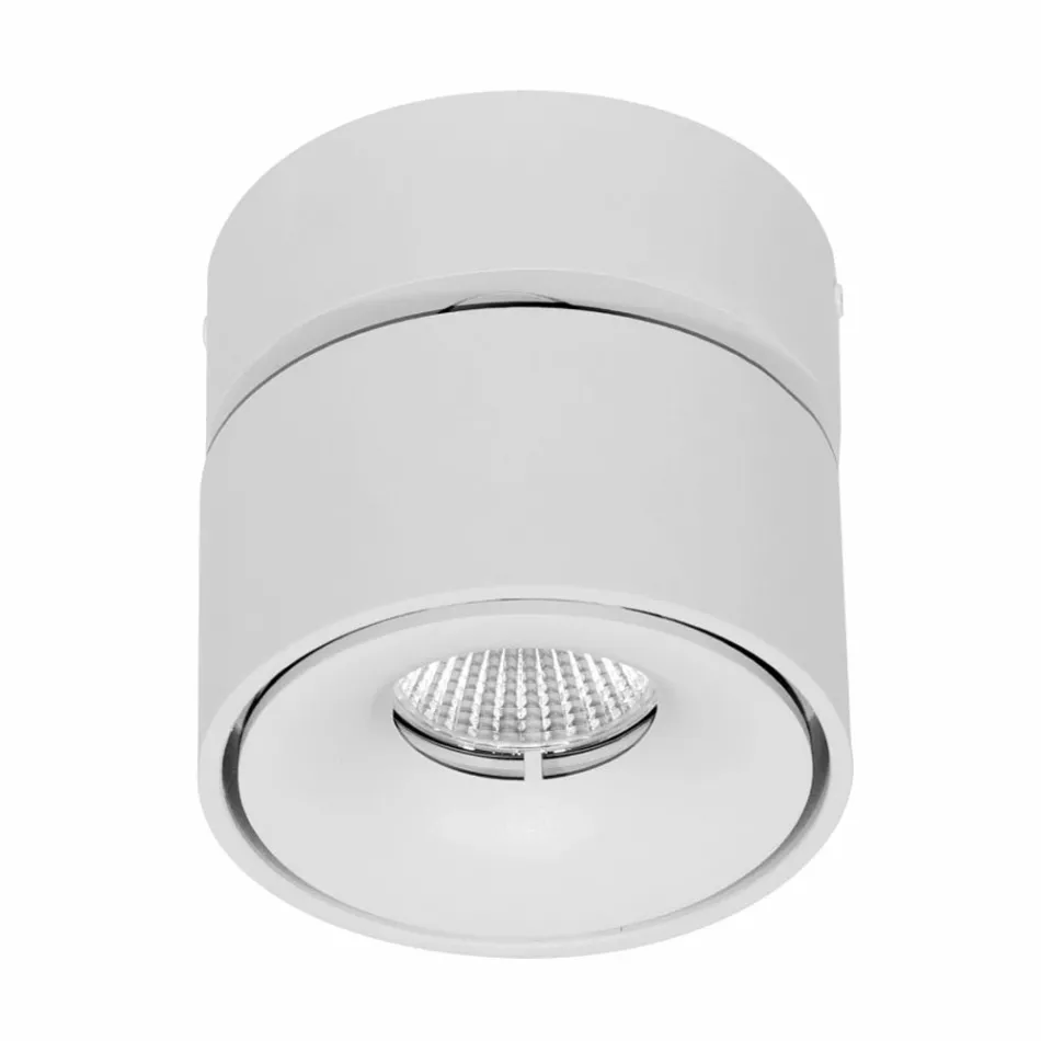 Round Decorative Wall Lamp Led 7W in White or Black Aluminium - China Viadurini