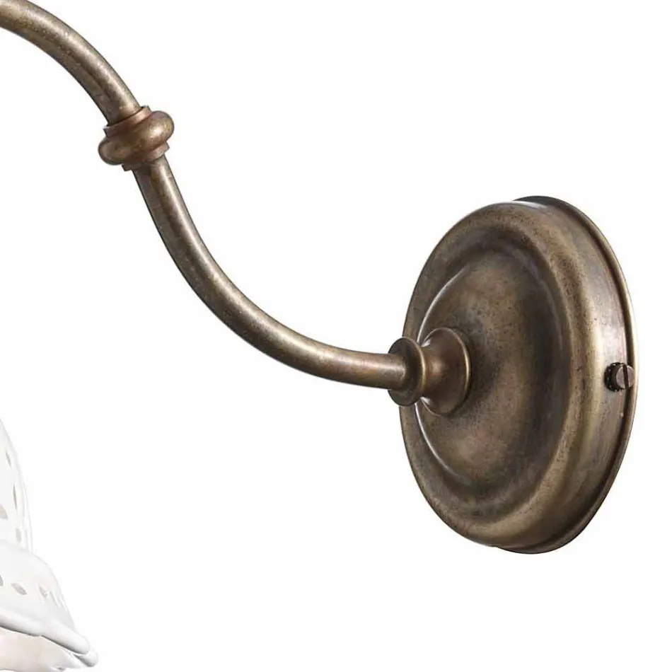 Applique art nouveau in Bassano Anita ceramic Il Fanale Viadurini