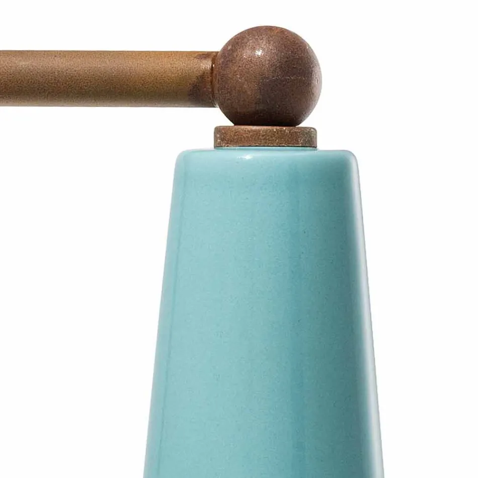 Applique vintage ceramic spotlight handmade Sandra Ferroluce Viadurini