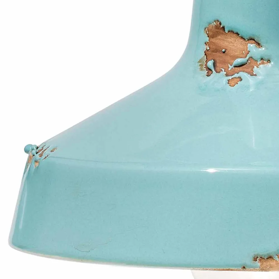 Applique vintage ceramic spotlight handmade Sandra Ferroluce Viadurini