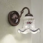 Vintage Iron and Ceramic Handcrafted Applique and Hand Decorated - Chieti Viadurini