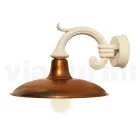 Vintage Garden Applique in Aluminium and Brass Made in Italy - Adela Viadurini