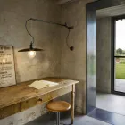 Vintage Brass Wall Lamp with Movable Arm - Meridiana Aldo Bernardi Viadurini