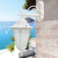 Vintage Outdoor Wall Lamp in White Aluminium Made in Italy - Terella