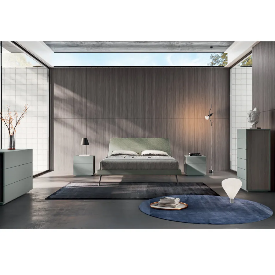 Luxury Made in Italy 5-Element Bedroom Furniture - Cristina Viadurini