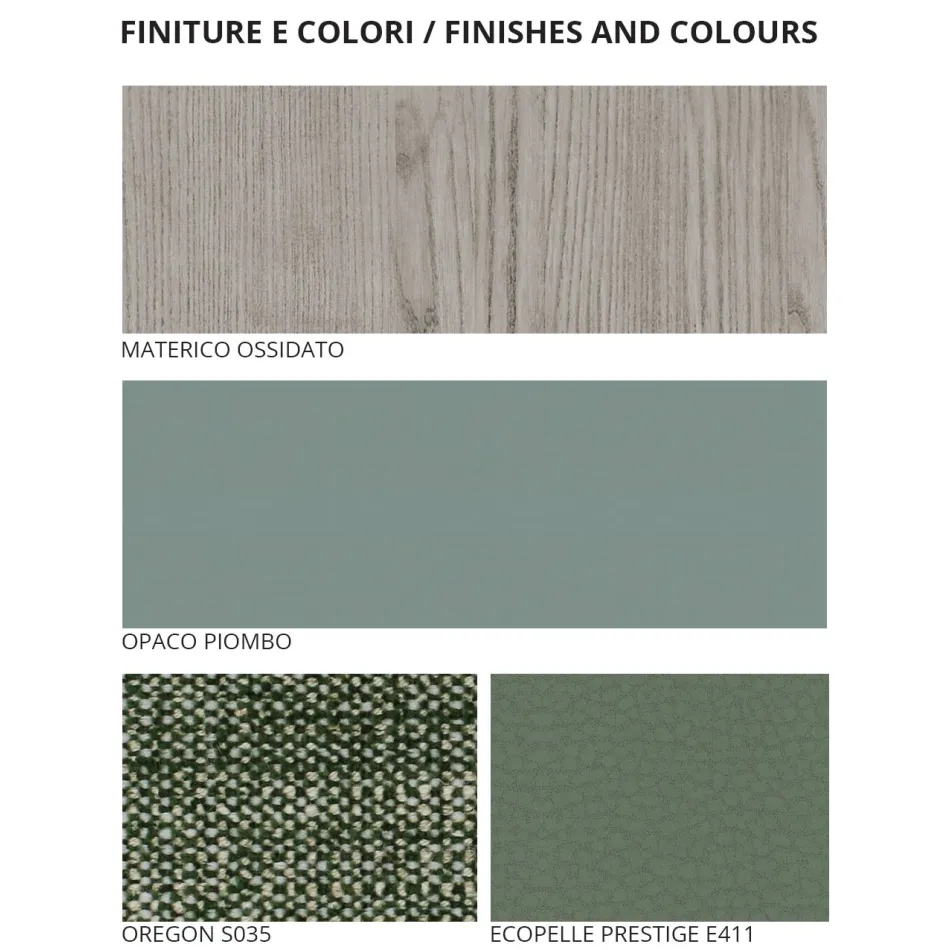 Luxury Made in Italy 5-Element Bedroom Furniture - Cristina Viadurini