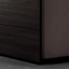 Double Bedroom Furniture with 5 Elements Made in Italy - Scampia Viadurini