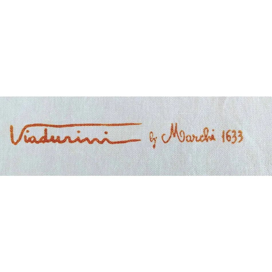 Hand Printed Artistic Cotton Towel Unique Italian Artisan Piece Viadurini