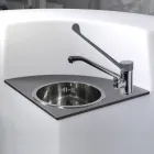 Modular Counter with Light Outdoor Made in Italy - Mistra Viadurini