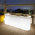 Modern design garden bright bar counter Slide Break Queue made in Italy