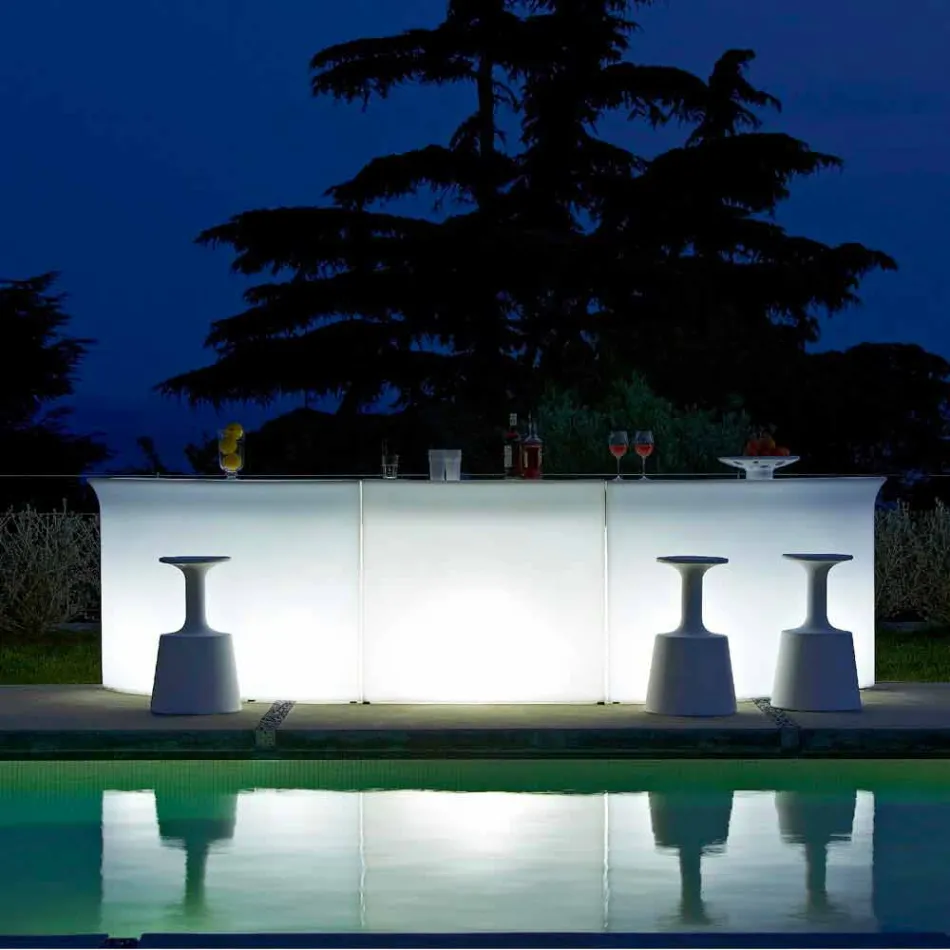 Modern style bar counter Slide Break Queue bright made in Italy Viadurini