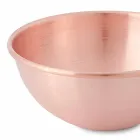 Hand Tinned Copper Bastardella with Wooden Handle 22 cm - Giampiero Viadurini